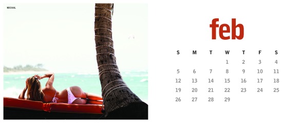 Miss Reef Calendar 2012